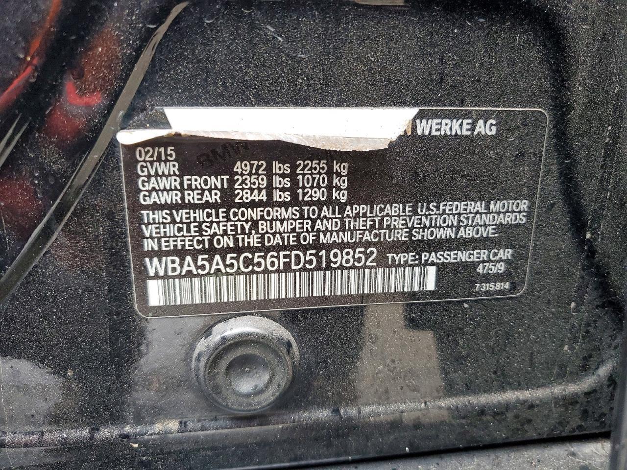 2015 BMW 528 i