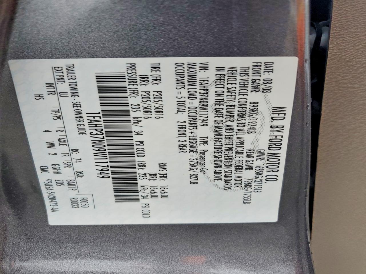 2009 Ford Focus sel