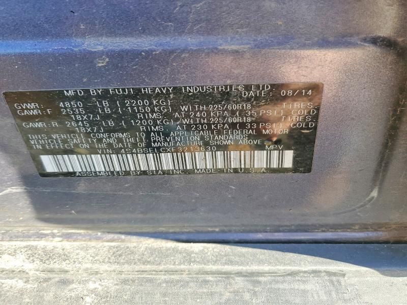 2015 Subaru Outback 3.6r Limited