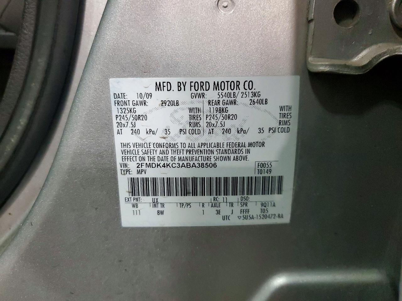 2010 Ford Edge Limited