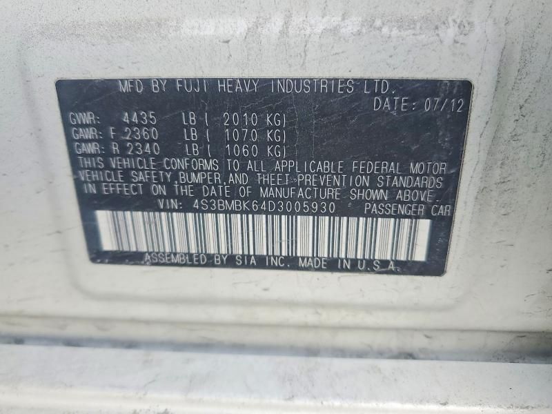 2013 Subaru Legacy 2.5i Limited