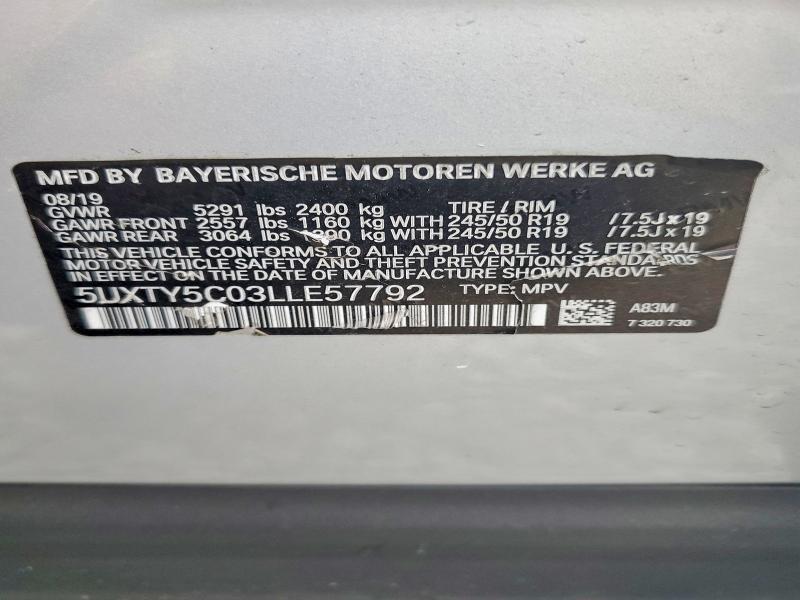 2020 BMW X3 Xdrive30i