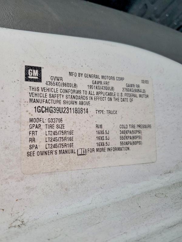 2003 Chevrolet Express G3500 Delivery Van