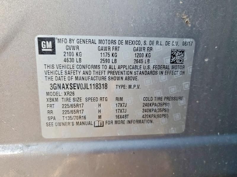 2018 Chevrolet Equinox lt