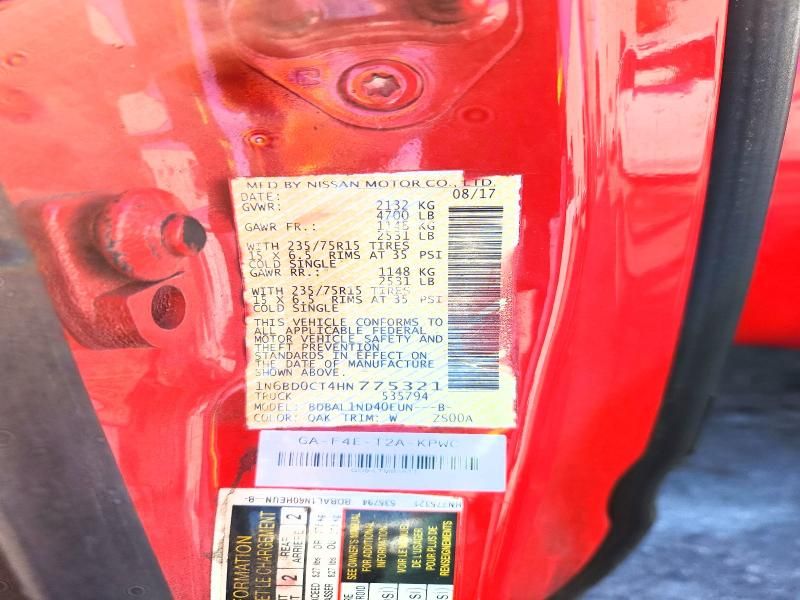 2017 Nissan Frontier s