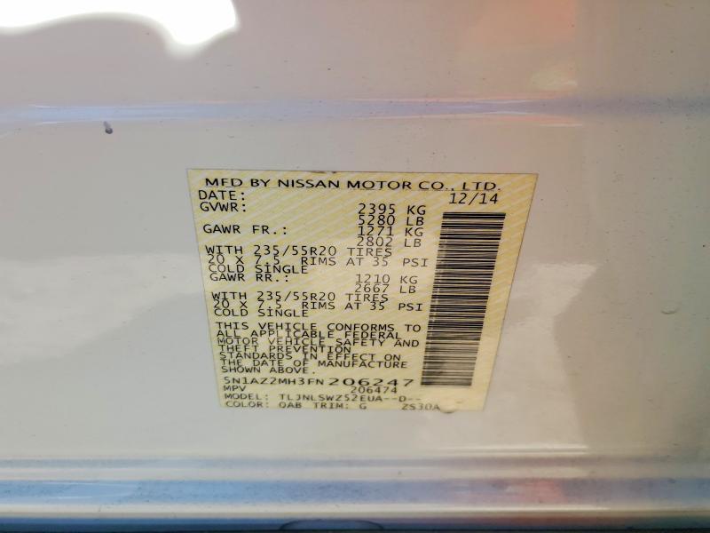 2015 Nissan Murano s