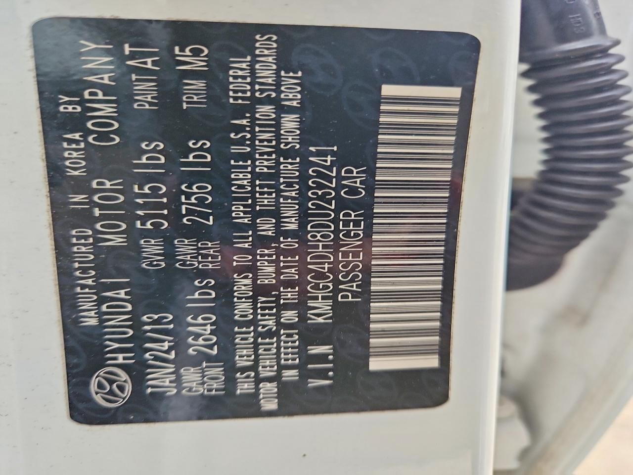 2013 Hyundai Genesis 5.0l