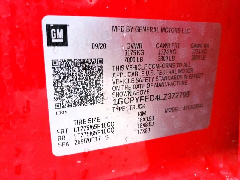 2020 Chevrolet Silverado K1500 lt Trail Boss