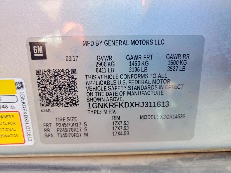 2017 Chevrolet Traverse ls