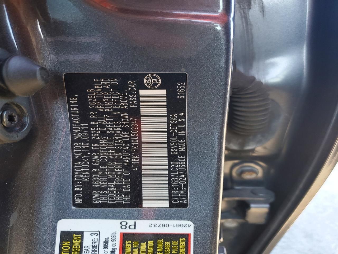 2012 Toyota Camry se