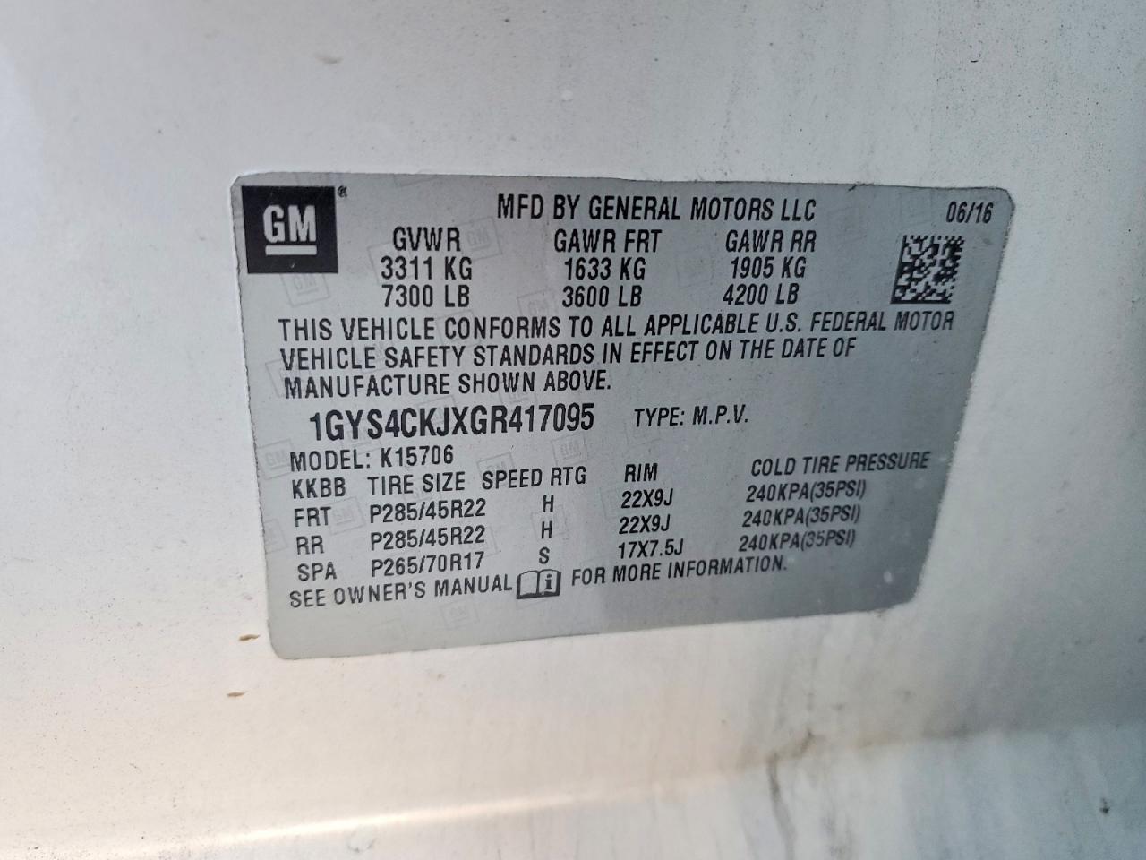 2016 Cadillac Escalade Premium