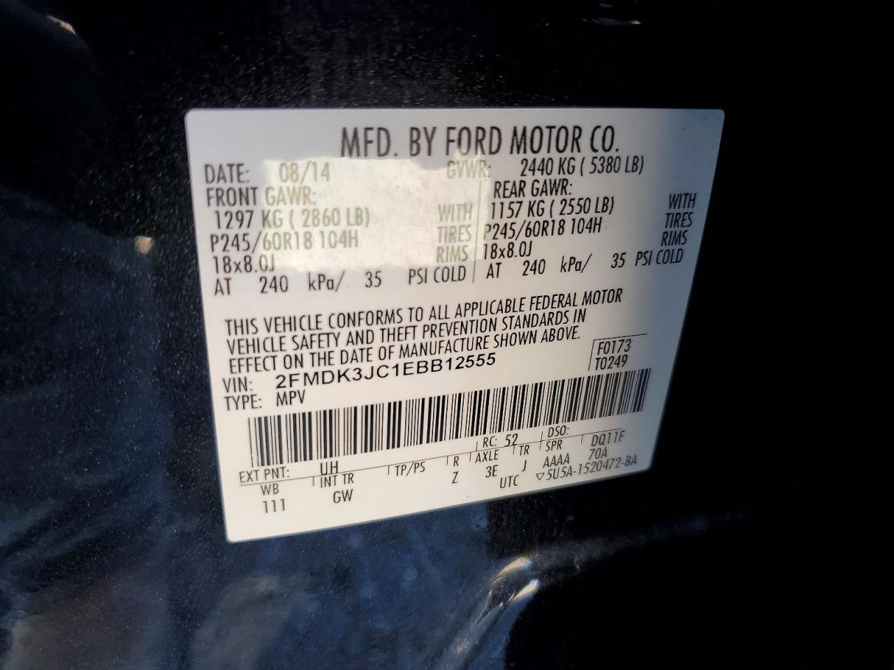 2014 Ford Edge sel