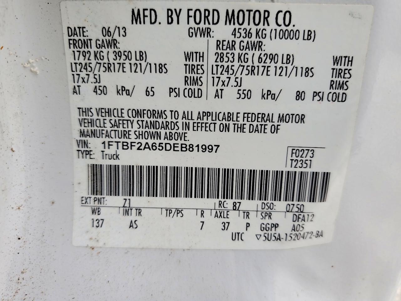 2013 Ford F250 Super Duty