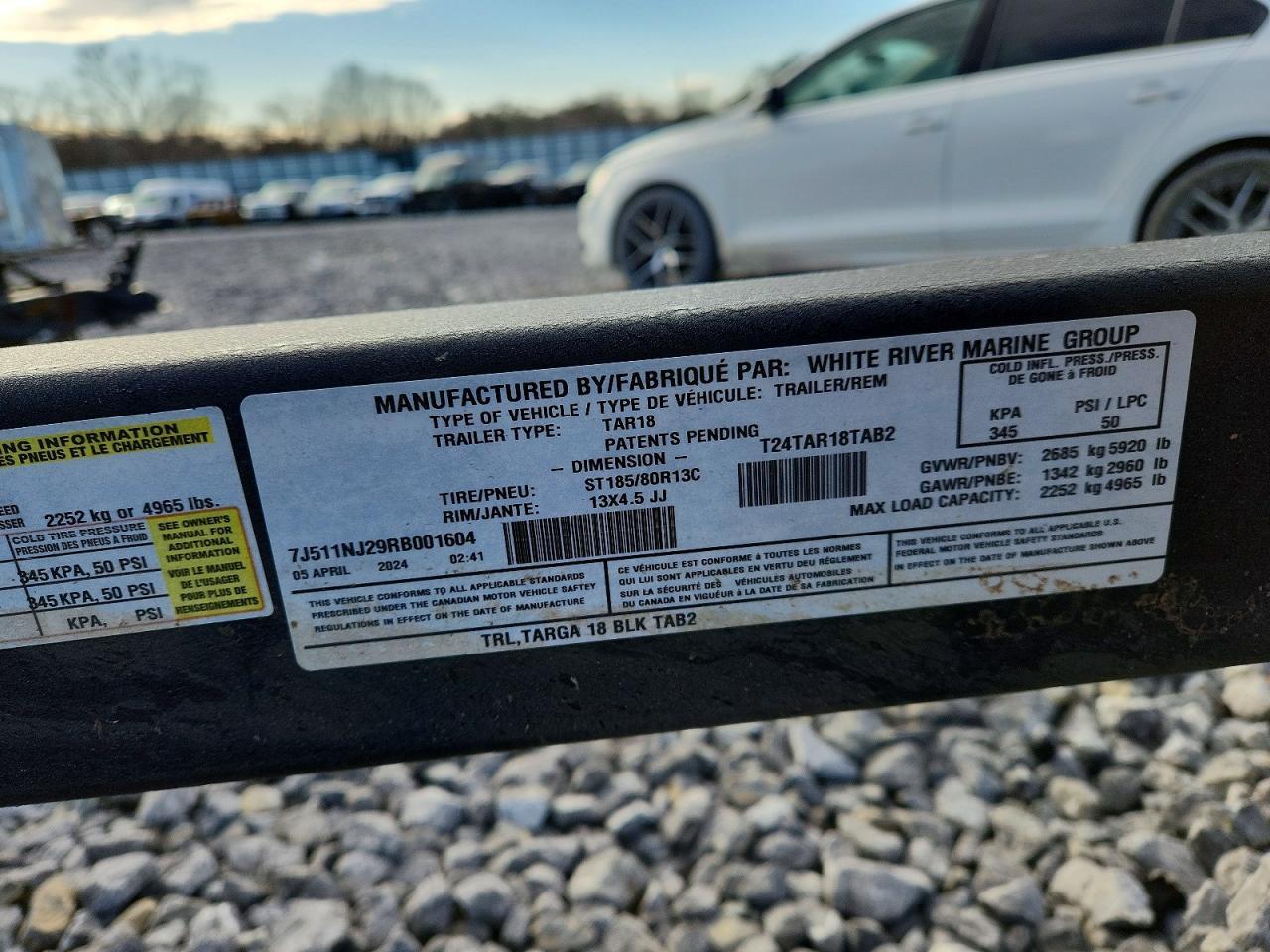 2024 Trail Star Boat Trailer