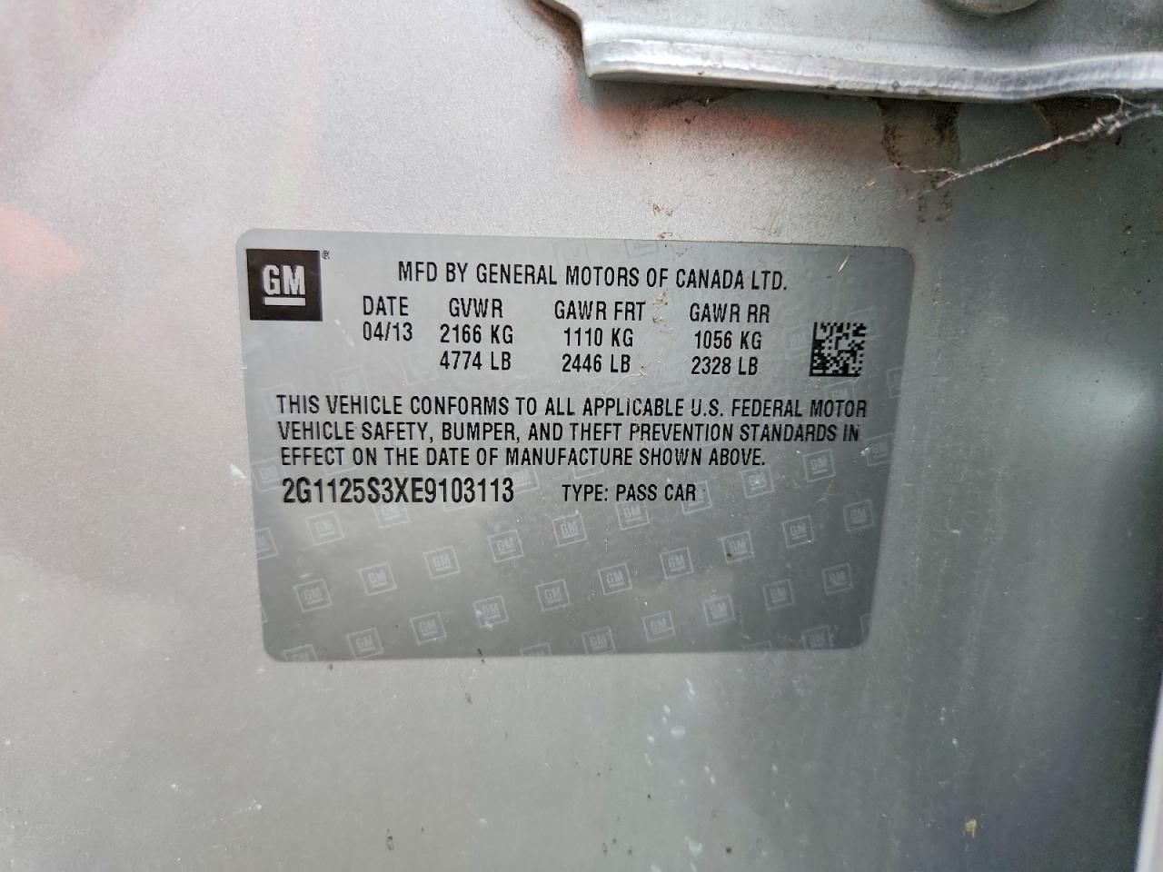 2014 Chevrolet Impala lt