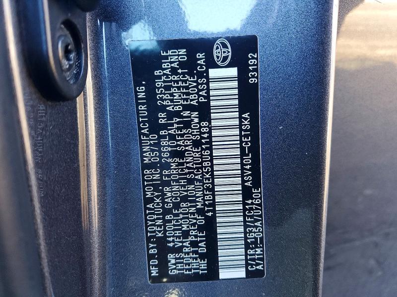 2011 Toyota Camry Base