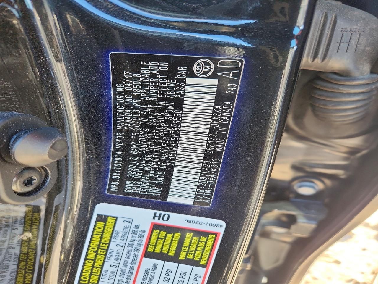 2017 Toyota Corolla l