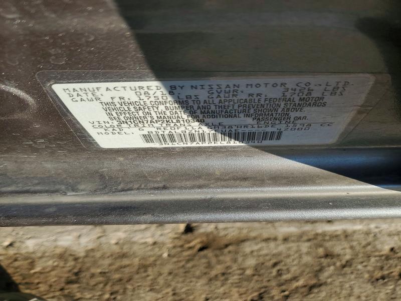 2019 Nissan Versa sv