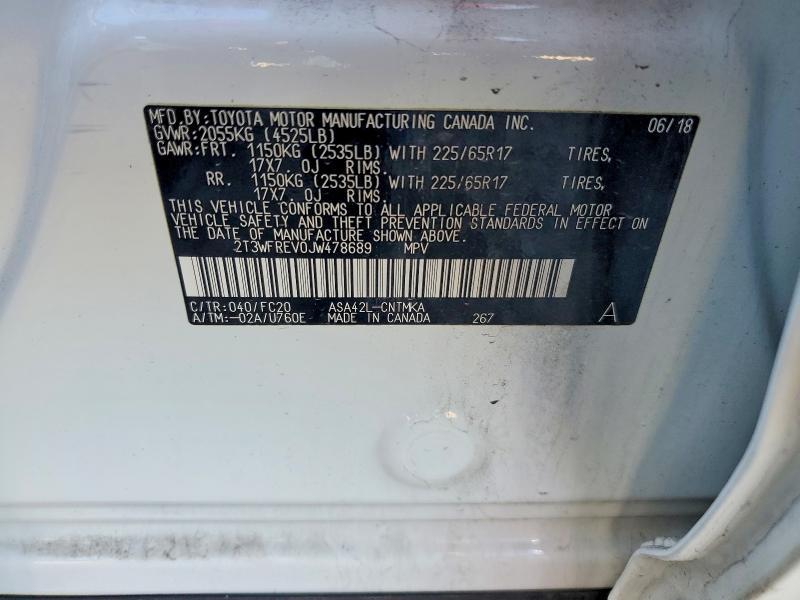 2018 Toyota Rav4 Adventure