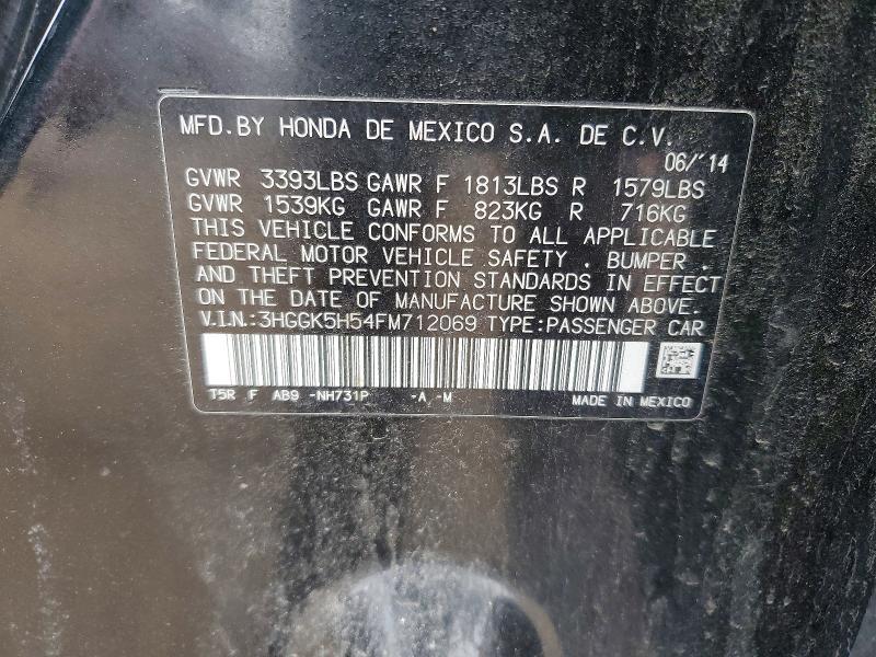 2015 Honda Fit lx