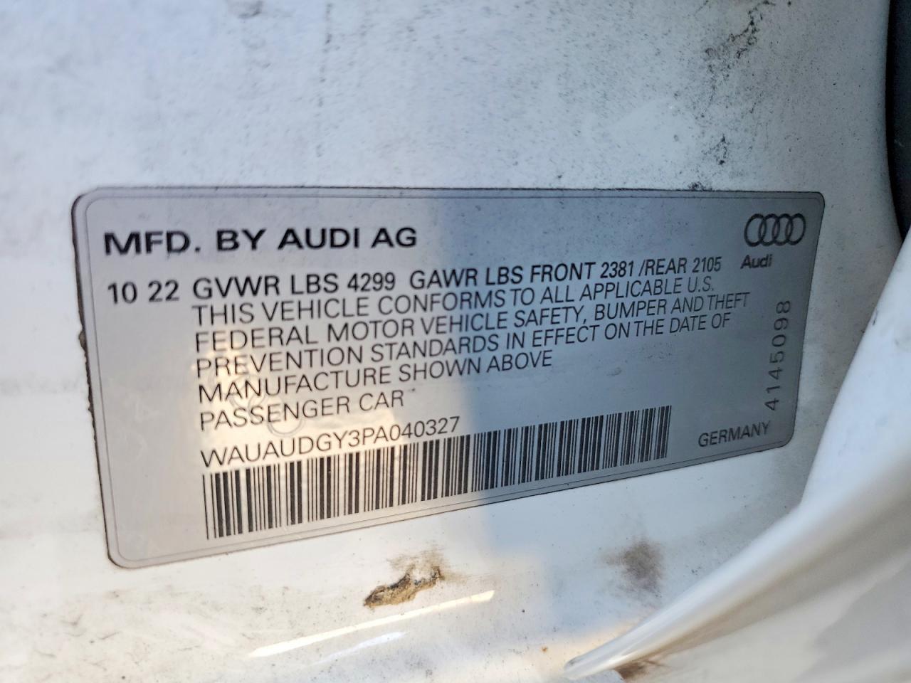 2023 Audi A3 Premium