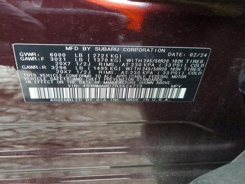 2024 Subaru Ascent Touring