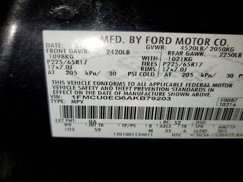 2010 Ford Escape Limited