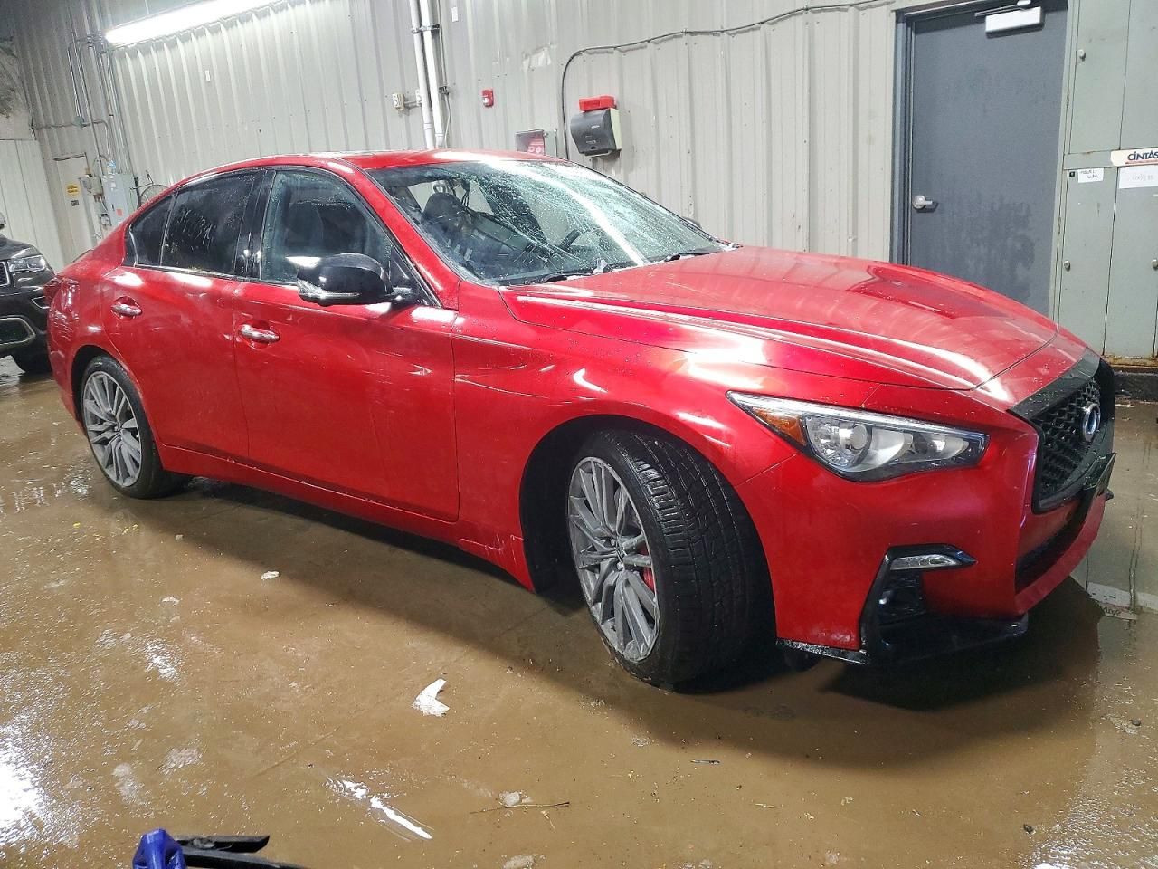 2021 Infiniti Q50 red Sport 400