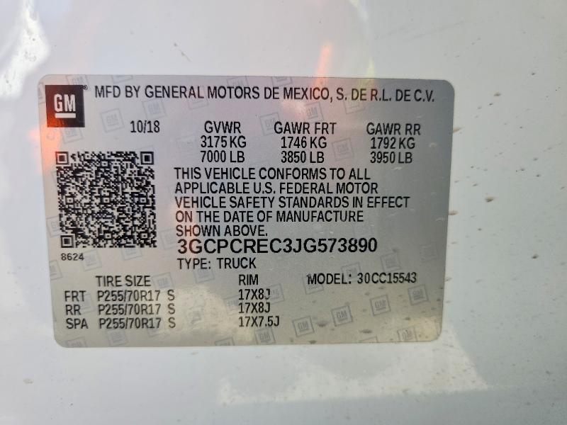 2018 Chevrolet Silverado C1500 lt