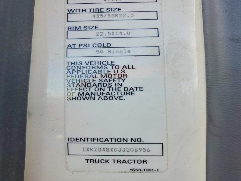 2018 Kenworth Constructi-Semi Truck