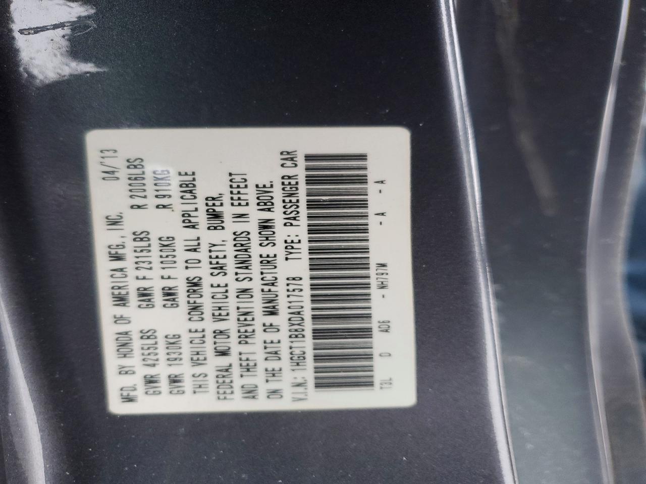 2013 Honda Accord exl