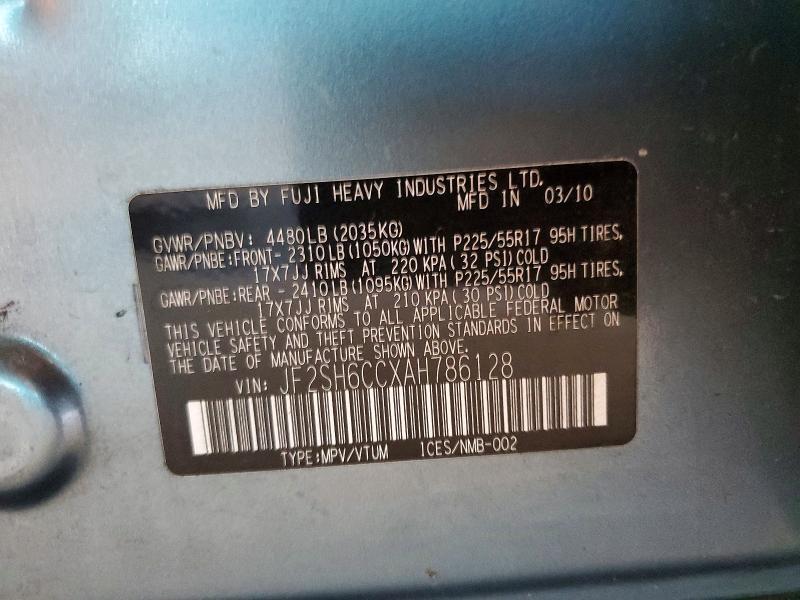 2010 Subaru Forester 2.5x Premium