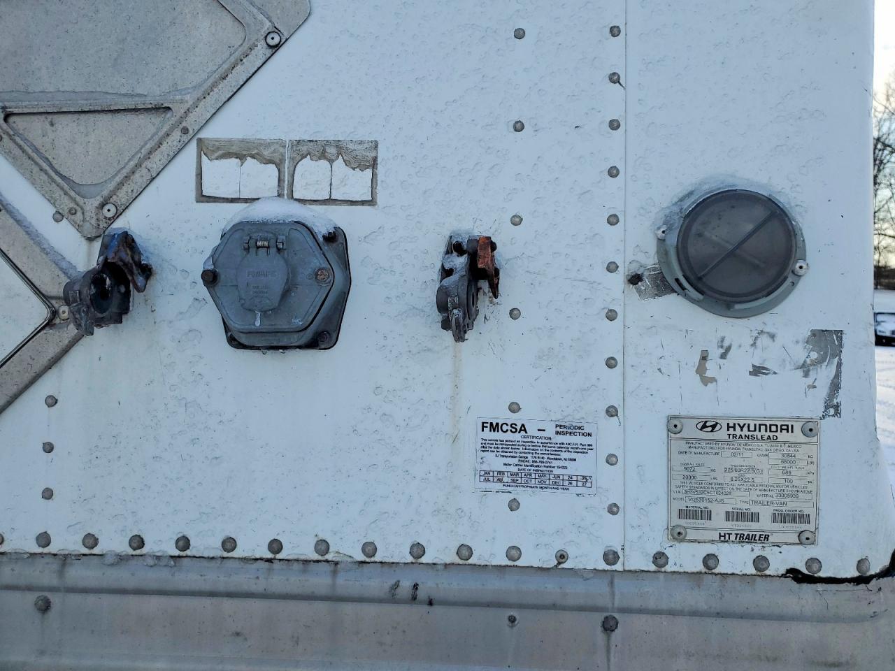 2012 Hyundai DRY Van-DRY Van Trailer