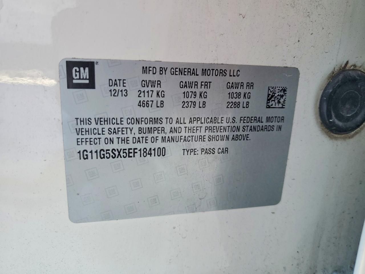 2014 Chevrolet Malibu 3LT