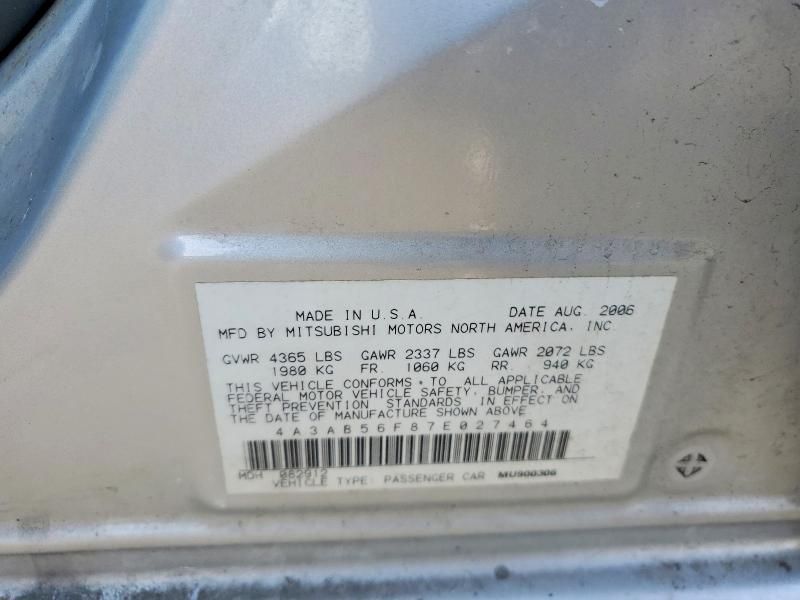 2007 Mitsubishi Galant es Premium