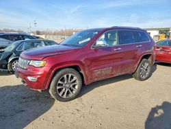 Jeep salvage cars for sale: 2018 Jeep Grand Cherokee Overland