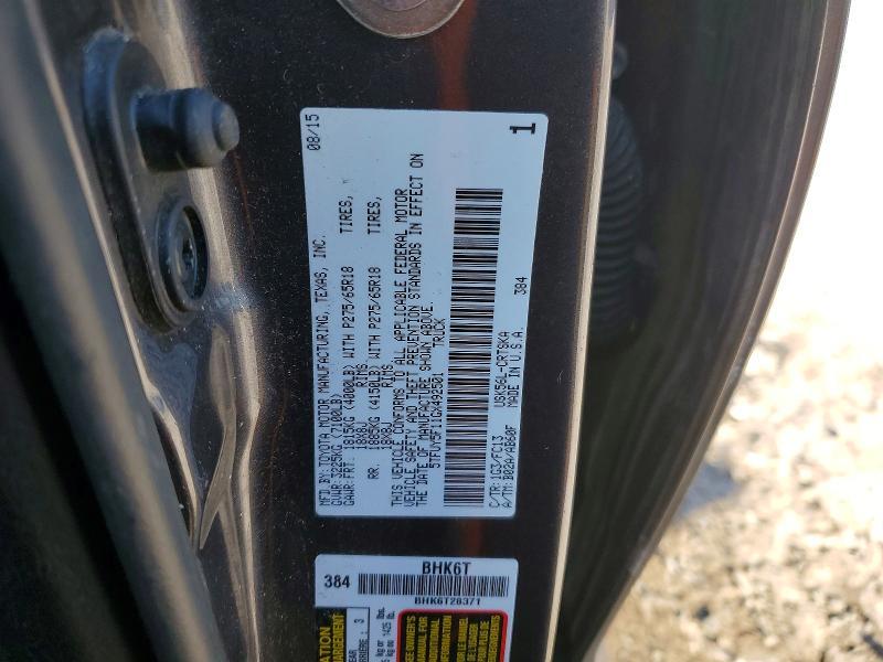 2016 Toyota Tundra SR5