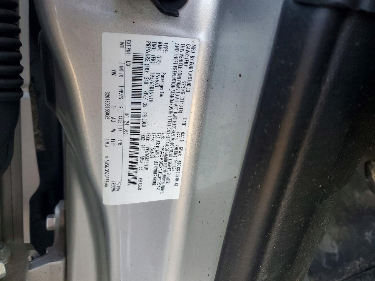 2018 Ford Focus s