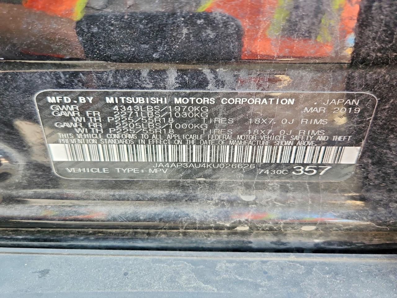 2019 Mitsubishi Outlander Sport es