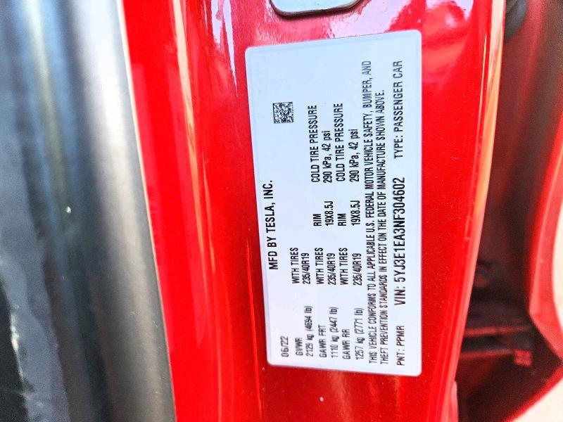 2022 Tesla Model 3