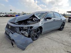 Honda salvage cars for sale: 2025 Honda Accord Hybrid Sport-l