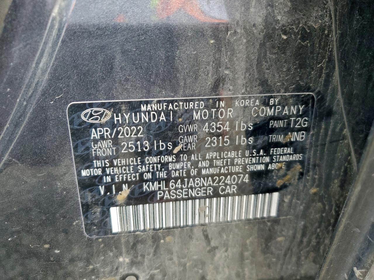2022 Hyundai Sonata sel