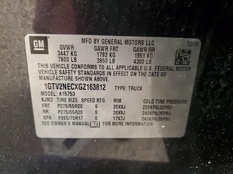 2016 GMC Sierra K1500 slt