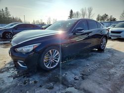 Infiniti Vehiculos salvage en venta: 2019 Infiniti Q50 Luxe