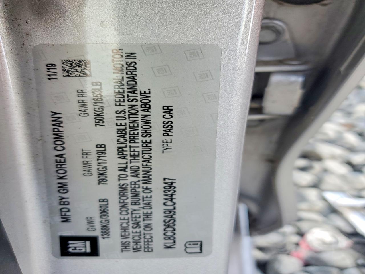 2020 Chevrolet Spark 1LT