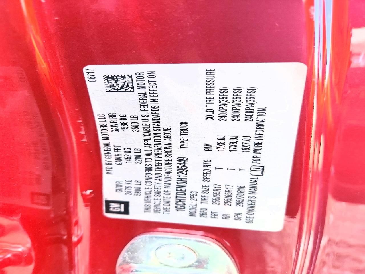 2017 Chevrolet Colorado Z71