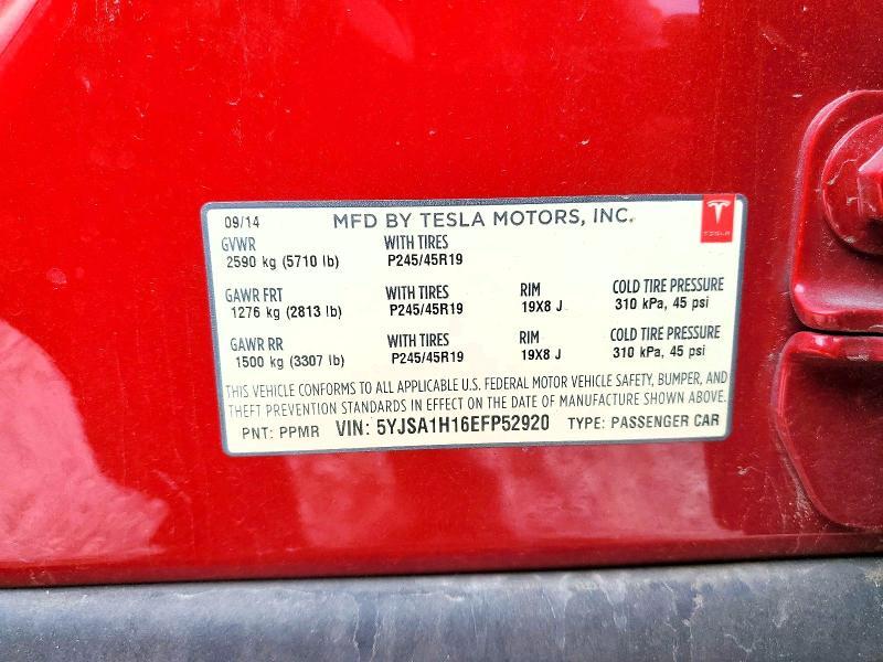 2014 Tesla Model s