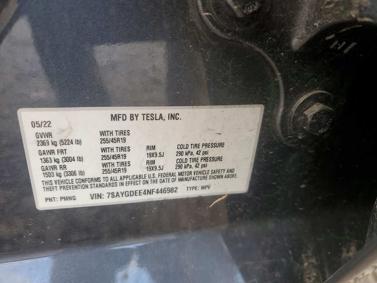 2022 Tesla Model y