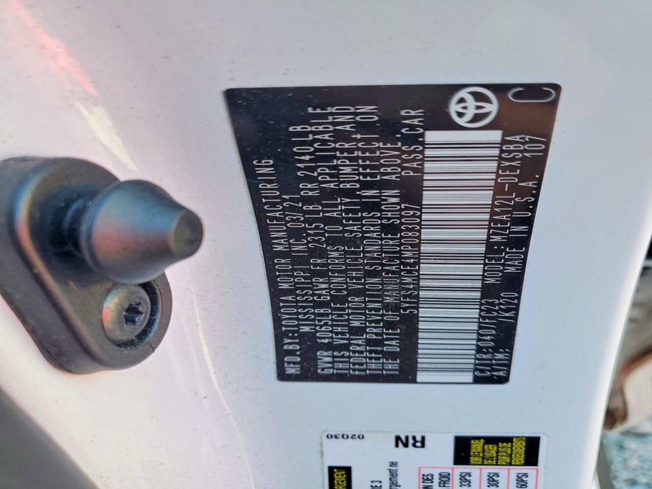 2021 Toyota Corolla se