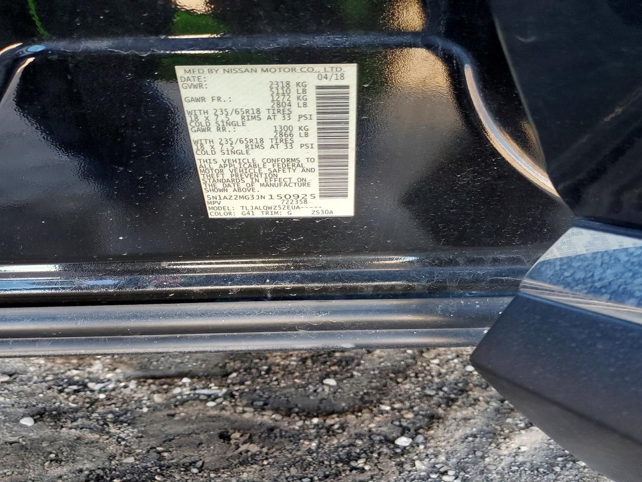 2018 Nissan Murano s